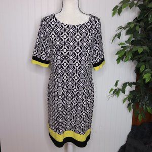 Madison Leigh Short Sleeve Summer Shift Dress